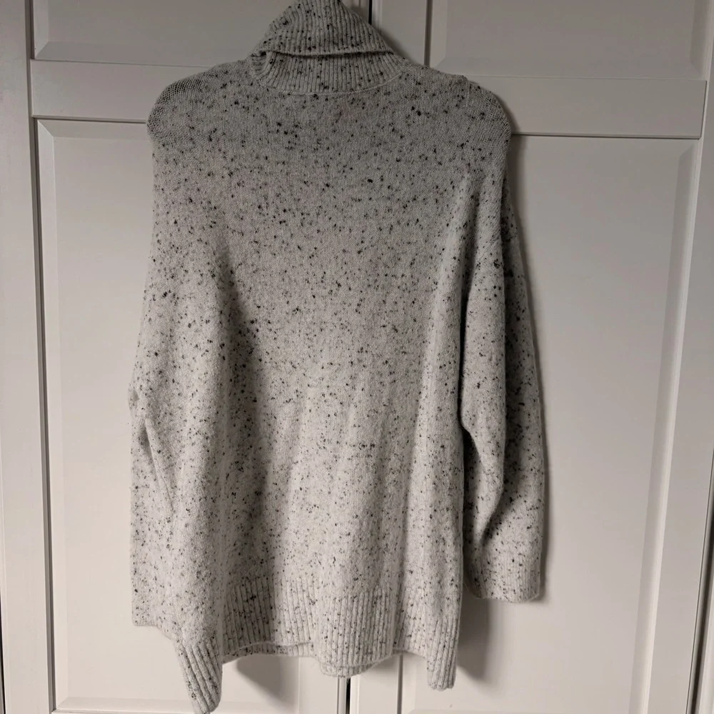 ZARA White polka dots Turtleneck Sweater - Picture 4 of 5